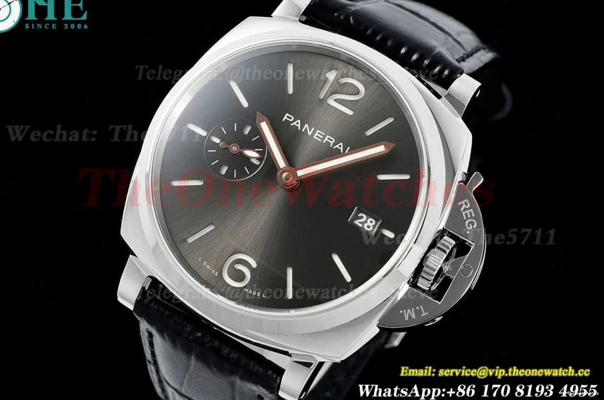 Grey VSF Luminor 42mm PAM1250 LE Dial Due SS P900 0115